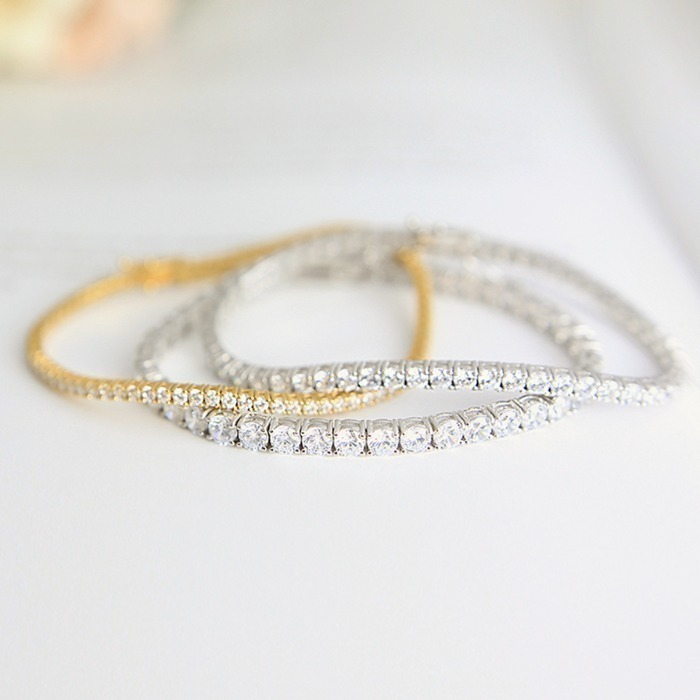 Basic Tennis Bracelet - S, M, L